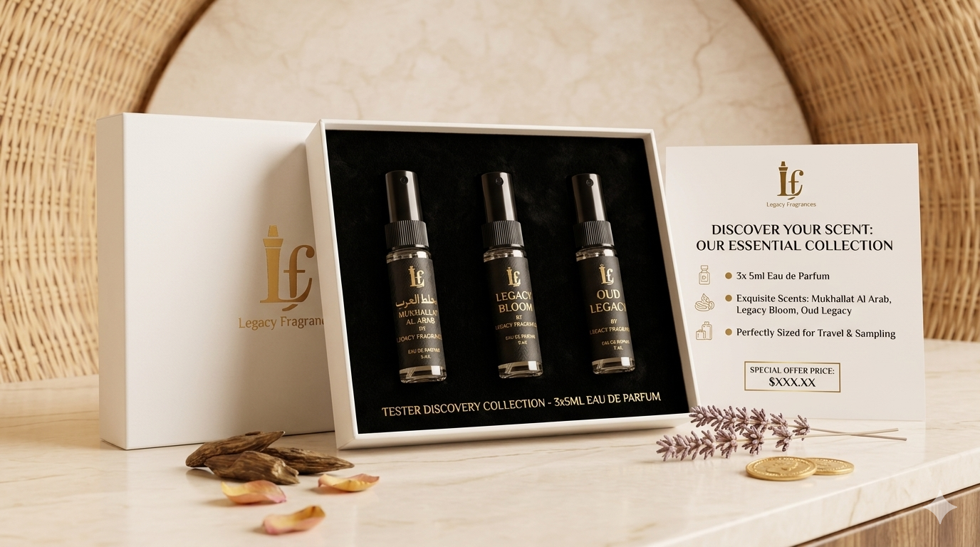 Pack of 3 Perfume Testers